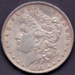 COINS : USA 1898 Silver Dollar in fine condition 26.