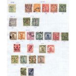 CHINA STAMPS : Mint & used collection to late 1960s in album inc 1885 1ca bright green used,