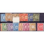 GREAT BRITAIN STAMPS : POSTAGE DUES, range of 1955-69 mint issues to £1 (U/M).