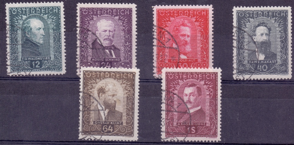 AUSTRIA STAMPS : 1932 fine used set of 6 SG 693-8 Cat £475