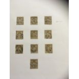 FRANCE STAMPS : Mostly used remainder collection of 1876-1890 Peace & Commerce issue.