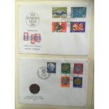 SWITZERLAND STAMPS : -75 collection of covers, first day covers, special flights etc,