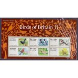 GREAT BRITAIN STAMPS : 2011 Birds 2 Post and Go presentation pack