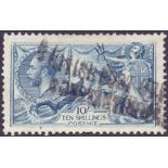 GREAT BRITAIN STAMPS : GV 1918 10/- Bradbury Seahorse used in Constantinople SG 417