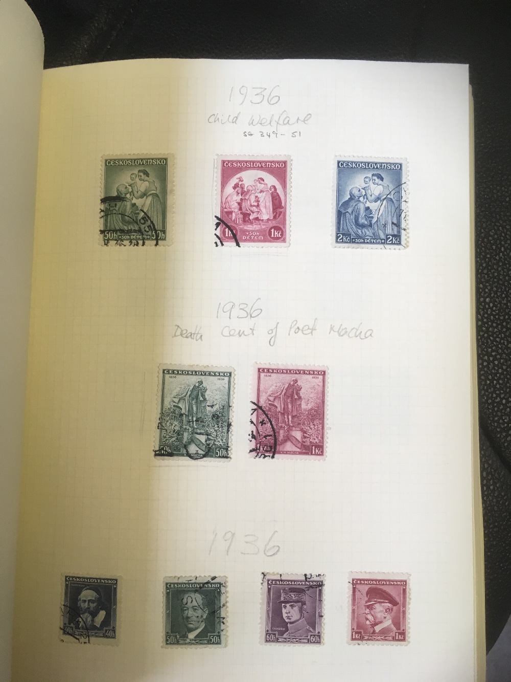 STAMPS : CZECHOSLOVAKIA & HUNGARY, used collection neatly presented in four albums. - Image 3 of 3