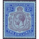 BERMUDA STAMPS : 1931 2/- Purple Blue and Grey Blue.