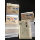 STAMPS : 1937 Coronation first day covers in a photo album,