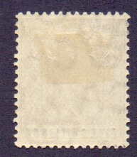 Bahamas Stamps : 1912 5/- Dull Purple and Blue mounted mint SG 88 - Image 2 of 2
