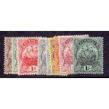 Bermuda Stamps : 1910 mounted mint set to 1/- SG 44-51
