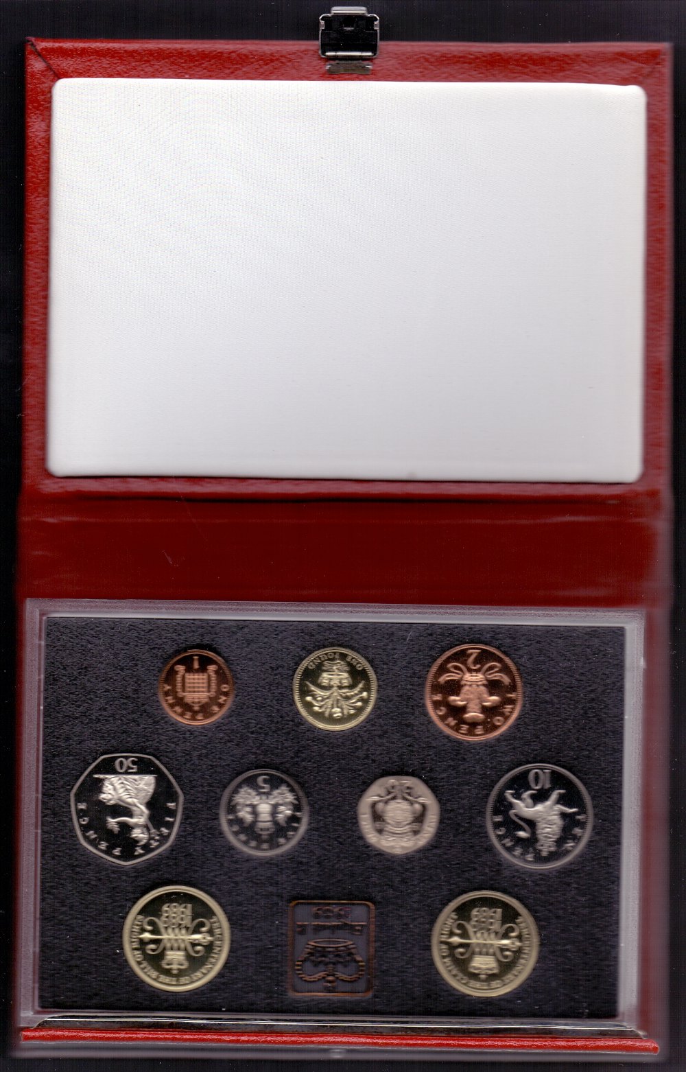 1995 Royal Mint Proof set of Great Britain Coinage.