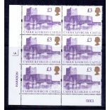 Great Britain Stamps : 1992 Harrison £3 Cylinder block of six 1A unmounted mint SG 1613a