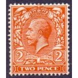 Great Britain Stamps : GV 1912 2d Brown Orange unmounted mint,