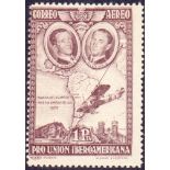 SPAIN STAMPS : 1930 Pro Union Air stamp 1pta,