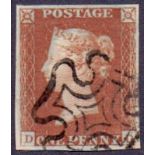 1841 1d Red (SA) plate 26 very fine used