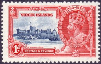 STAMPS : 1935 Virgin Islands Silver Wedd