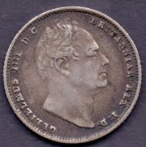 COINS : 1835 William IV 6d in fine condi