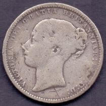 COINS : 1874 Great Britain Shilling, fin