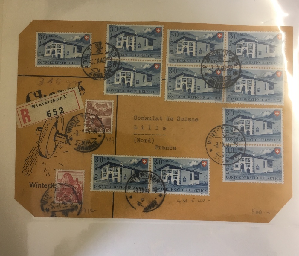 STAMPS POSTAL HISTORY : SWITZERLAND, 193 - Image 2 of 4