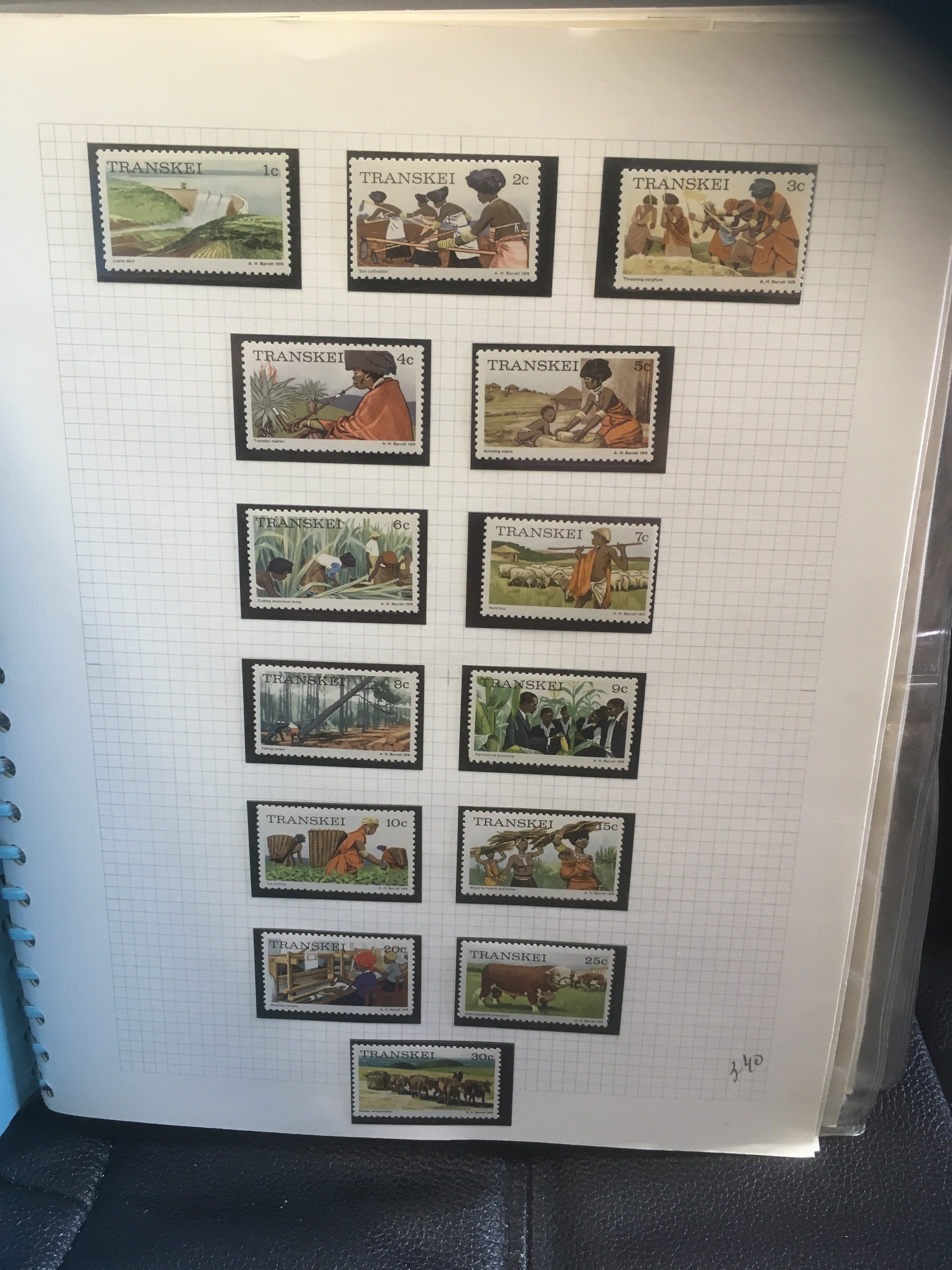 STAMPS : TRANSKEI collection 1976-83 unm