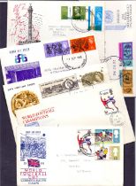 FIRST DAY COVERS : 1950-60's illustrated