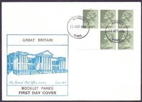 FIRST DAY COVERS : 1974 35p Booklet pane