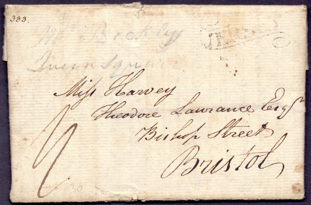 GREAT BRITAIN POSTAL HISTORY : 1817 enti