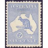 AUSTRALIA STAMPS : 1915 6d Ultramarine Die II,