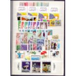 STAMPS : Various foreign unmounted mint sets on stock pages, many useful thematic issues inc sport,