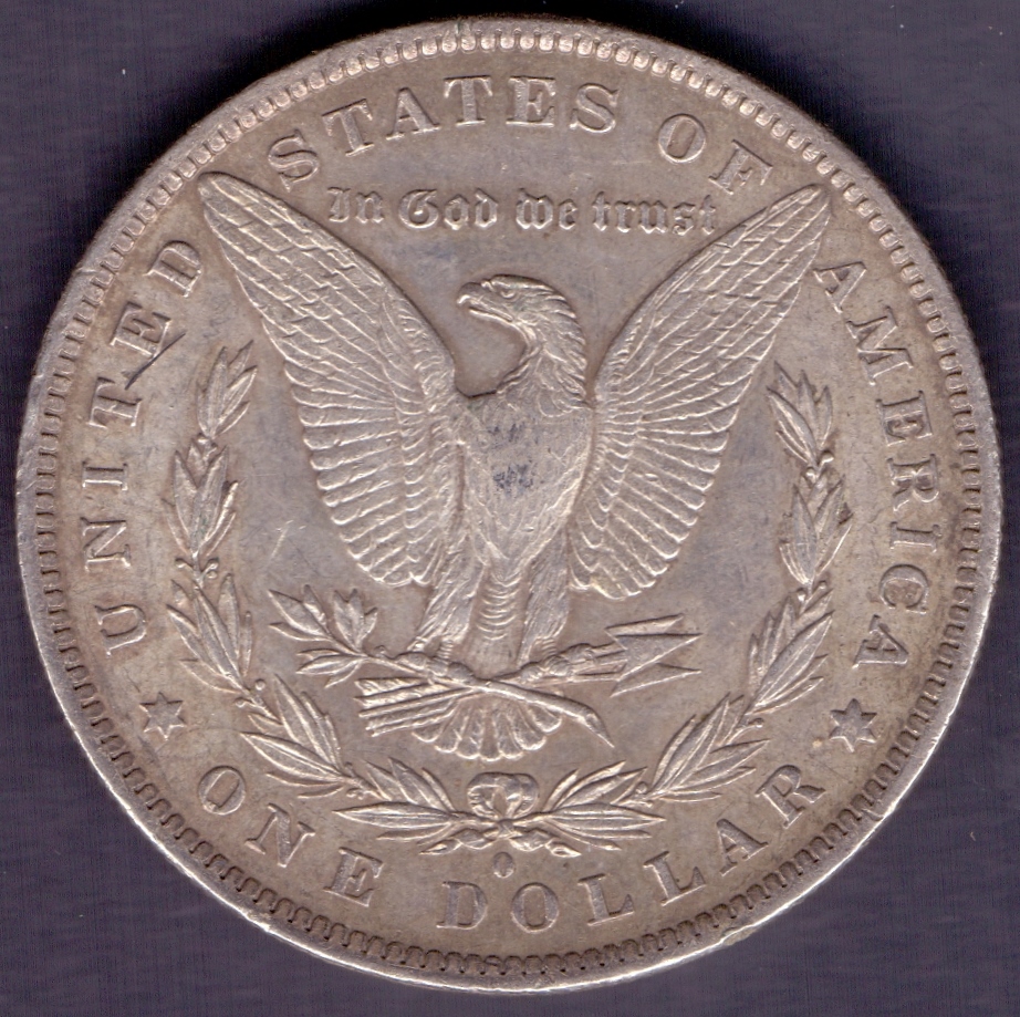 COINS : 1884 US $1 in reasonable condition, always a sought after classic Silver Coin 26. - Image 2 of 2