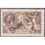 GREAT BRITAIN STAMPS : 1913 2/6 Sepia Brown,