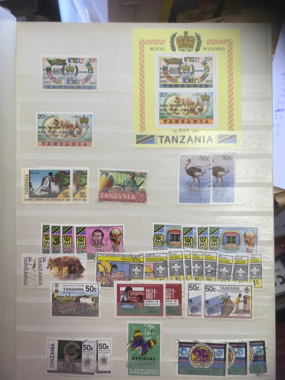 STAMPS : Four stock books of various mint and used stamps Tanzania to Zimbabwe , - Image 4 of 4