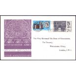 GREAT BRITAIN STAMPS : 1966 Westminster Abbey non phos illustrated cover,