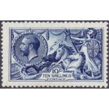 GREAT BRITAIN STAMPS : 1913 10/- Indigo Blue.