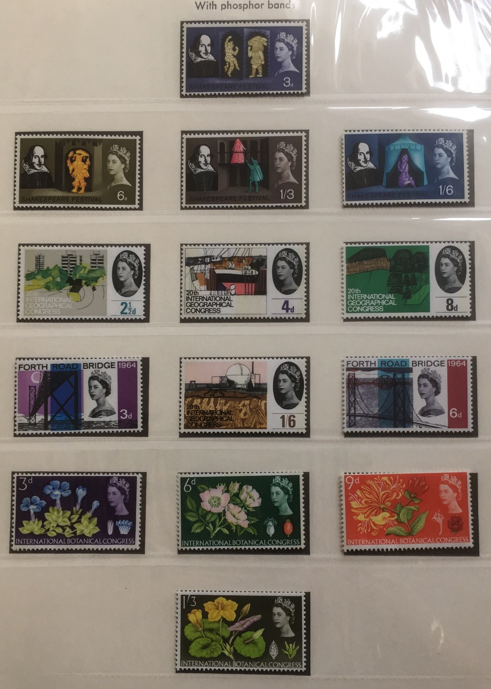 GREAT BRITAIN STAMPS : Mint and used accumulation in 2 boxes 1840 to QEII, 6 albums, - Image 9 of 11