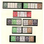 GERMANY STAMPS : 1872-1945 mint & used collection in Davo printed album & neatly displayed on