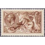 GREAT BRITAIN STAMPS : 1915 2/6 Deep Yellow Brown,