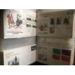 GREAT BRITAIN STAMPS : Two albums of first day covers,