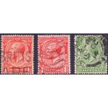 GREAT BRITAIN STAMPS : Select George V definitives used; 1/2d no wmk used, SG 352.