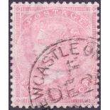 GREAT BRITAIN STAMPS : 1857 4d Rose, very fine used ,