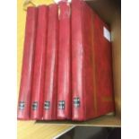 STAMPS : Five stock books with mint and used stamps, mainly modern,