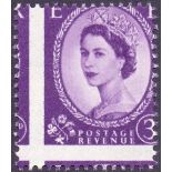 GREAT BRITAIN STAMPS : 1958 3d Deep Lilac, unmounted mint,