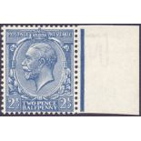 GREAT BRITAIN STAMPS : 1920 Dull Prussian Blue 2 1/2d,