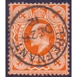 GREAT BRITAIN STAMPS : 1911 4d Bright Or
