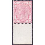 GREAT BRITAIN STAMPS : 1873 3d Rose plat