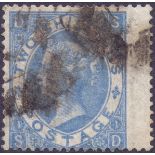 GREAT BRITAIN STAMPS : 1867 2/- Cobalt s