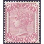 GREAT BRITAIN STAMPS : 1880 2d Pale Rose