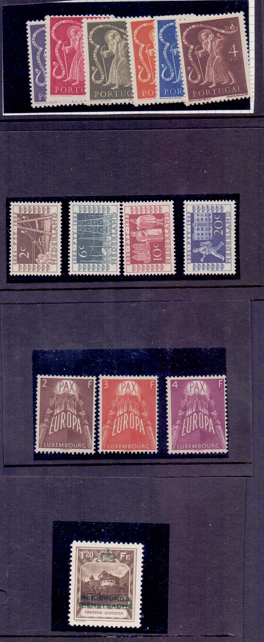 STAMPS : EUROPE 8 better singles and set