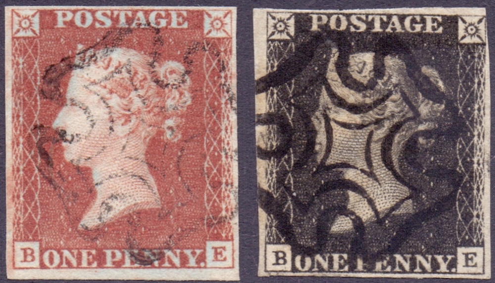 GREAT BRITAIN STAMPS : PENNY BLACK Plate