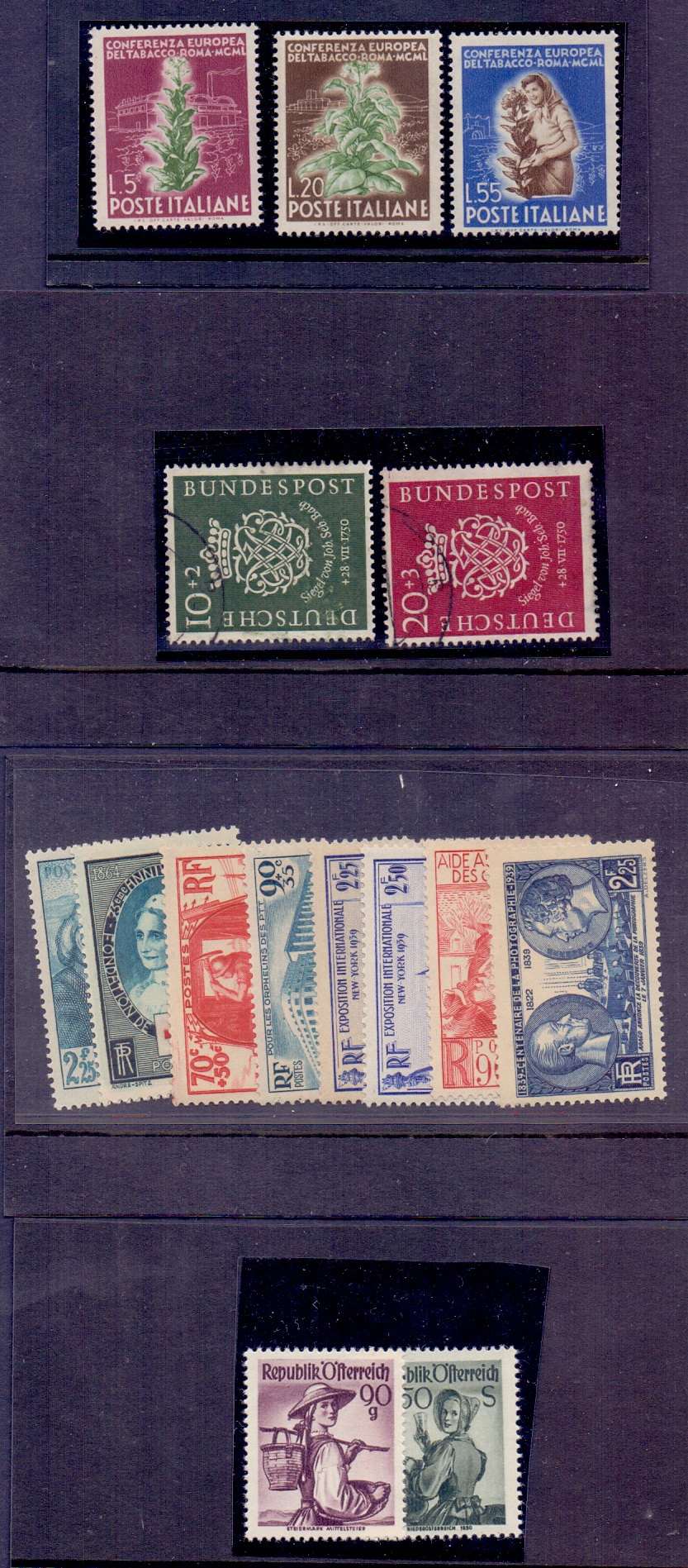 STAMPS : EUROPE 8 better singles and set - Image 2 of 2