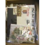STAMPS WORLD, box with approx 950 modern French postcards, approx 450 Guernsey commercial covers,